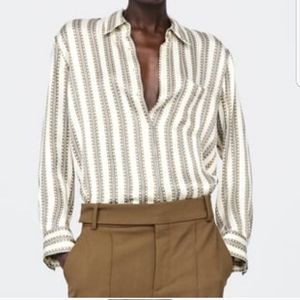 ZARA Chain Blouse Satin NWT - Holiday Gift Ideas